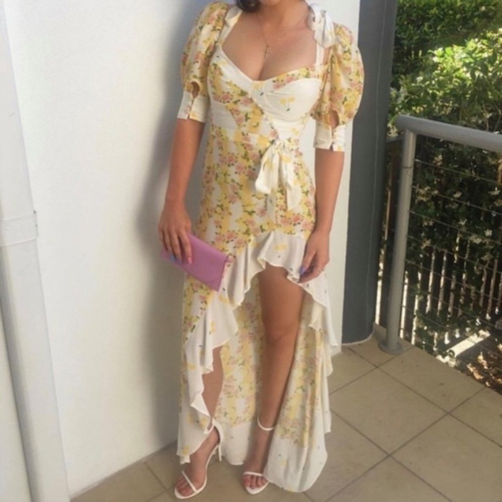 SOLD For Love & Lemons SAVANNAH Maxi Dress L